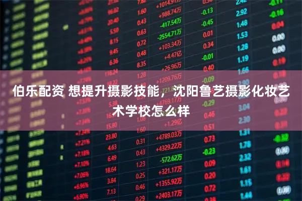 伯乐配资 想提升摄影技能，沈阳鲁艺摄影化妆艺术学校怎么样